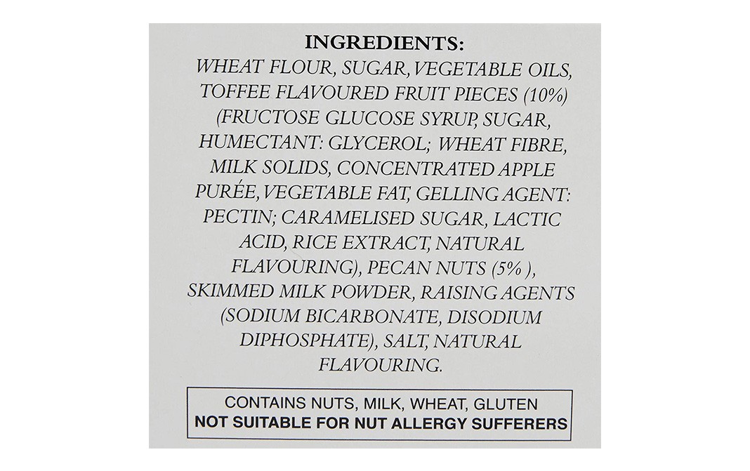 Walker's Toffee & Pecan Biscuits    Box  150 grams